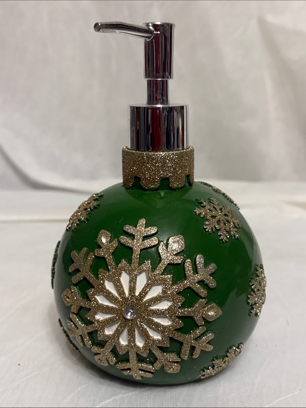 Holiday Snowflake Soap/ Lotion Dispenser